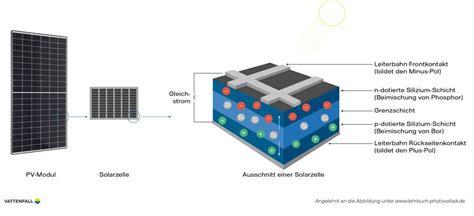 Solarzellen Aufbau Funktion Zelltypen häufige Fragen