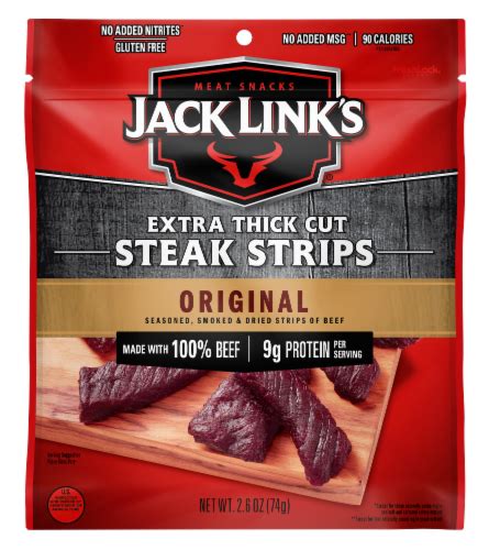 Jack Links Original Premium Beef Steak Strips 2 6 Oz Pick ‘n Save