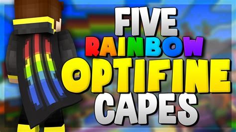 Minecraft Rainbow Cape