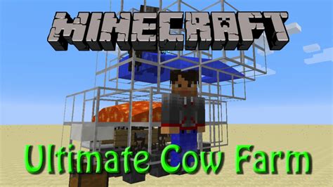 Minecraft Cow Farm Design