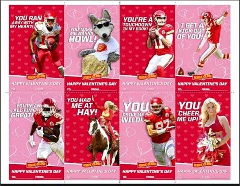 Happy Valentines Day Kansas City Chiefs Valentines Chiefs