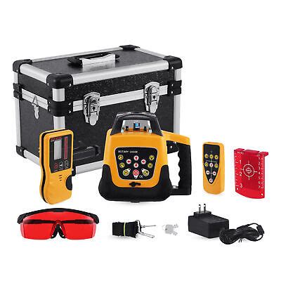 Self Leveling Rotating Red Beam Rotary Laser Level Tool Kit M