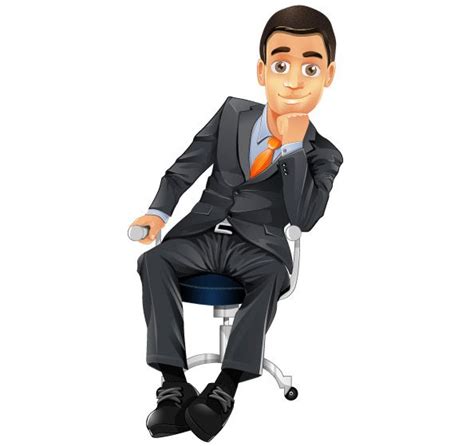 Cartoon Businessman Vector at Vectorified.com | Collection of Cartoon ...