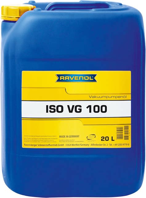 ravenol vakuumpumpenoel iso vg  amazonde auto motorrad