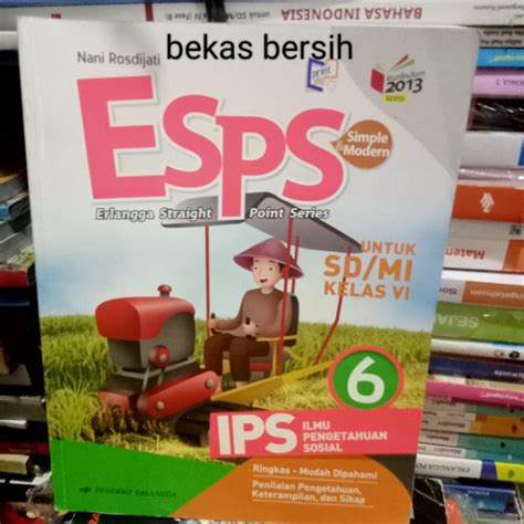 Jual Buku ESPS IPS ILMU PENGETAHUAN SOSIAL Untuk SD MI Kelas VI