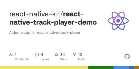 GitHub React Native Kit React Native Track Player Demo A Demo App