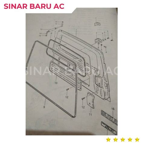 Jual Shock Pintu Belakang Suzuki Jimny Katana SBA48 Di Lapak Sinar Baru