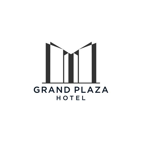 Grand Plaza Hotel Modern Stylish Vector Logo Symbol 22187789 Vector