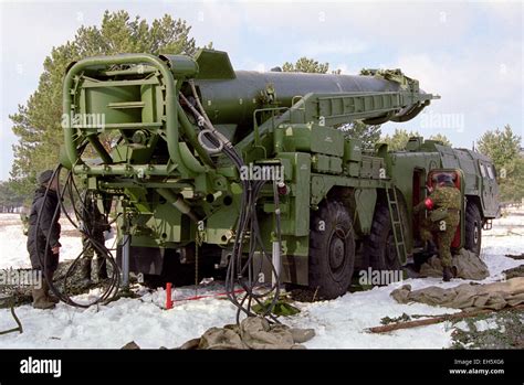 Soviet ballistic missile R-17 before the start Stock Photo, Royalty ...