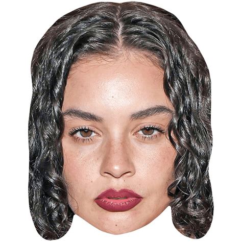 Sabrina Claudio Lipstick Maske Aus Karton Celebrity Cutouts