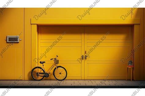 interior yellow garage door