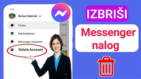 Kako Izbrisati Messenger Nalog Izbri Ite Messenger Nalog Youtube