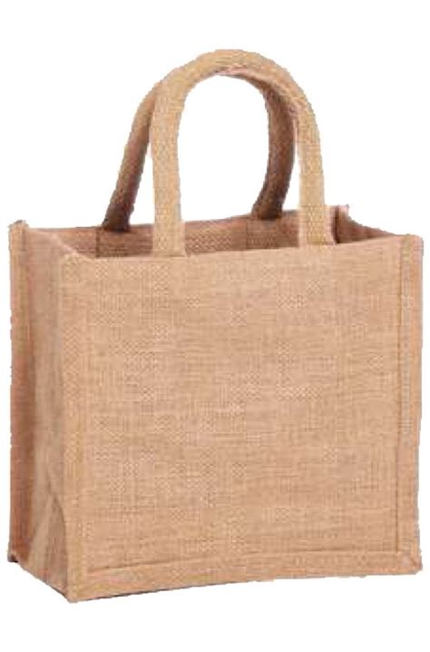 Brown Plain Laminated Jute Bag Size 20x22x13 Cm At Rs 42 Piece In Kolkata