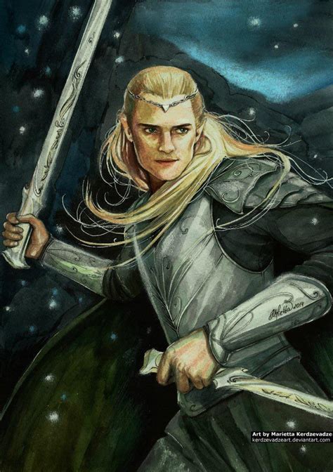 Legolas Greenleaf by KerdzevadzeART : r/lotr