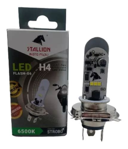 Lampada Farol Led H Modelo Strobo Moto K Super Branca Mercadolivre