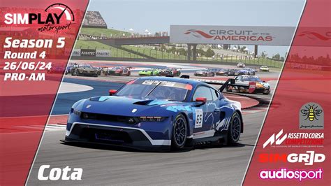 Assetto Corsa Competizione PRO AM Round 7 8 COTA Season 5 PS5