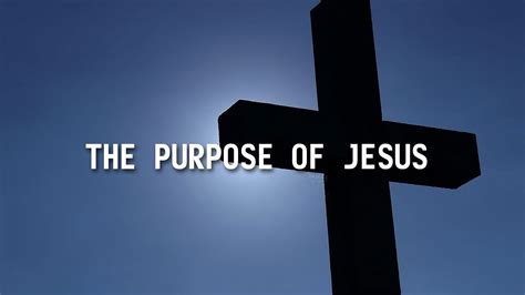 The Purpose Of Jesus Marilyn Taplin