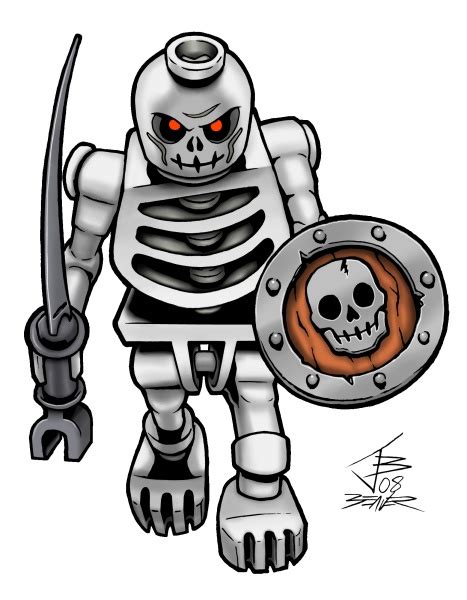 Illmosis Art: Lego - Skeleton Warrior with sword