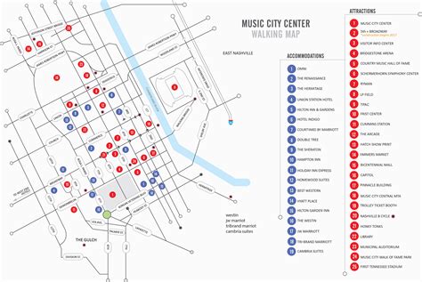 Tennessee attractions Map | secretmuseum