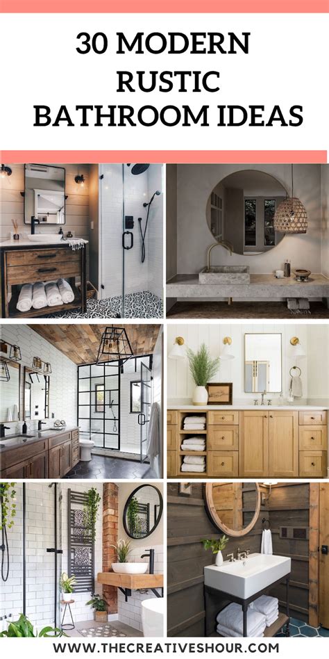 30 Modern Rustic Bathroom Ideas For An Earthy Feel