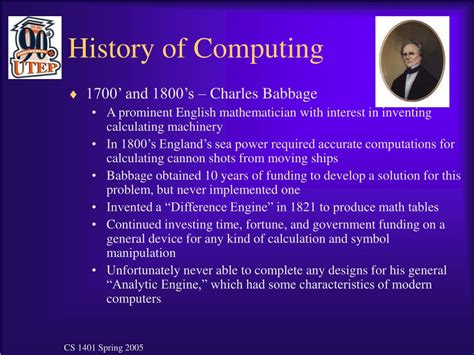 Ppt History Of Computing Powerpoint Presentation Free Download Id