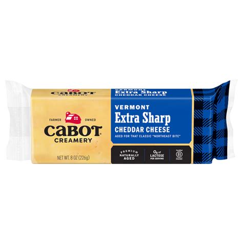 Save On Cabot Aged Vermont Extra Sharp Yellow Cheddar Cheese Block