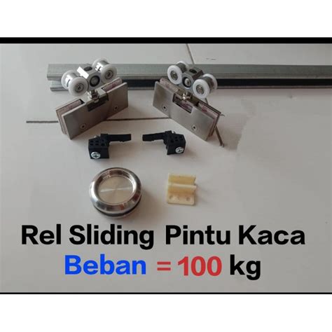 Jual Rel Sliding Pintu Kaca Paket Komplit Rel Sliding Pintu Kaca