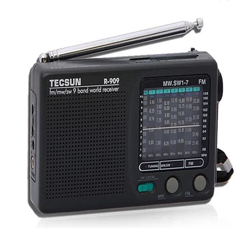 Portable Radio DSP Tecsun R 909 Full Band FM AM SW LW Stereo Radio ...