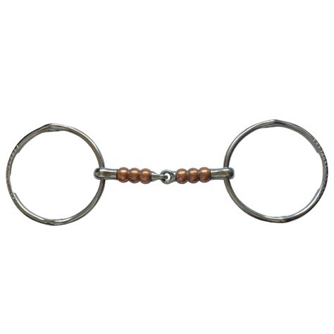 Big Ring Cherry Roller Gag Copper Ainsley Saddlery