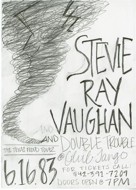 Stevie Ray Vaughan Concert Poster Skillshare Student Project