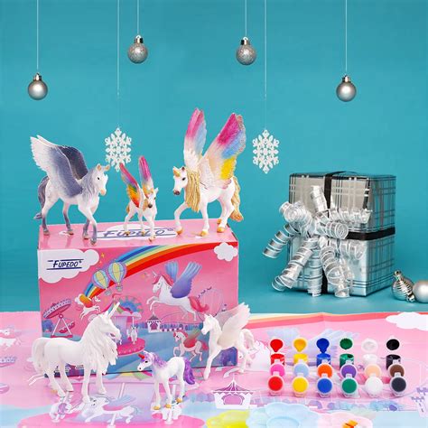 Fupedo Unicorn Painting Kit For Kids Paint Your Own Unicorn Ts For