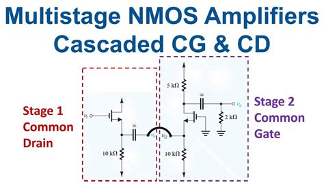 30b NMOS Multistage Amplifiers Cascaded Common Drain And Common