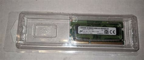 MICRON MT8KTF51264HZ-1G6E1 4GB 1Rx8 PC3L-12800 1600MHz 1.35V LAPTOP ...