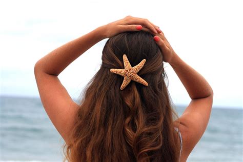 Large Starfish Barrette By Peacelovestarfish On Etsy Beach