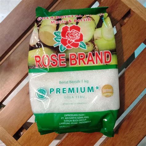 Jual Rose Brand Gula Pasir Kristal Putih Manis Rosebrand 1kg 1 Kg Kilo