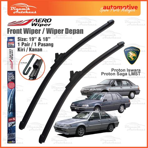 Proton Saga Iswara Saga LMST Car Front Windscreen U Hook Flat Wiper