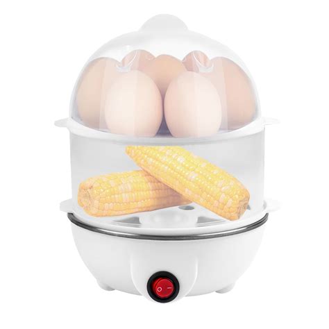 Electric Egg Cooker Rapid Boiler Poacher Maker 14 Egg Large Capacity Eggs Steamer Automatic Shut