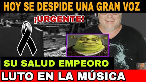 HOY FAMOSO CANTANTE MUR10 LUEGO DE SUFR1R GR4V3 ENF3RM3D4D SU SALUD