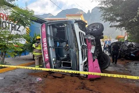 Ruta De Cami N Que Se Qued Sin Frenos En Nl Es Multada