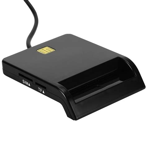 Lecteur De Carte Puce Usb Sim Pour Carte Bancaire Ic Id Emv Sd Tf