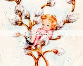 Pussy Willow Art Etsy