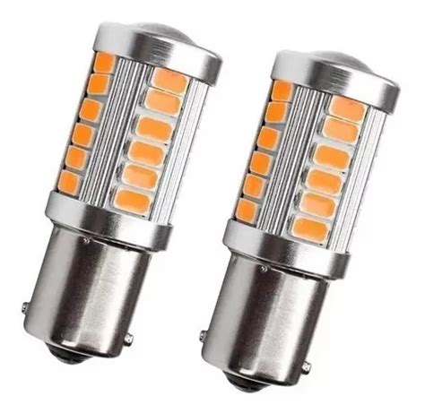 2 Lâmpadas Seta Pisca 33 Leds Canbus Gol G2 G3 G4 G5 G6 G7