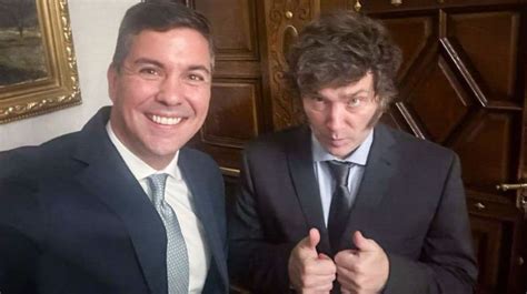 Javier Milei Felicit Al Presidente De Paraguay Por La Buena Valoraci N