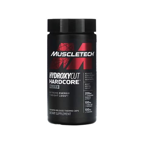 Hydroxycut Hardcore Elite Cápsulas Muscletech BH Suplementos
