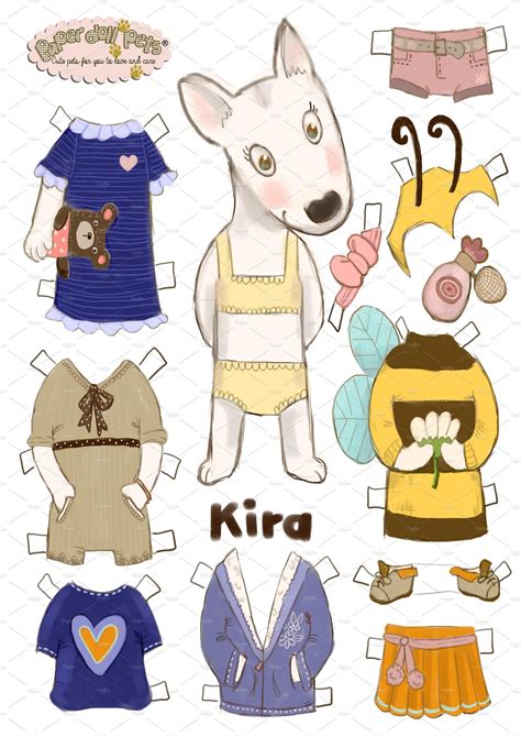 Paper Doll Animals