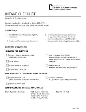 Fillable Online Dspd Utah Guide To Eligibility ServicesDSPD Utah