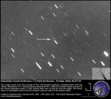 It's Official! Suspected Interstellar Comet Borisov Is from Beyond Our ...