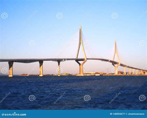 Puente De La Constitucion Called La Pepa In The Bay Of Cadiz