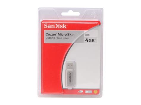 Sandisk Cruzer Micro Skin 4gb Flash Drive Usb20 Portable