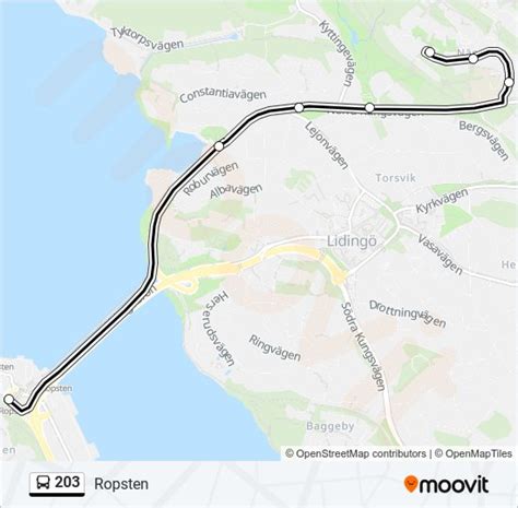 Rutt Tidtabeller H Llplatser Kartor Ropsten Uppdaterat